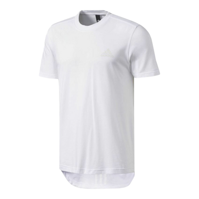 adidas Essentials Droptail 3-Stripes Men's T-Shirt — White – product view 1