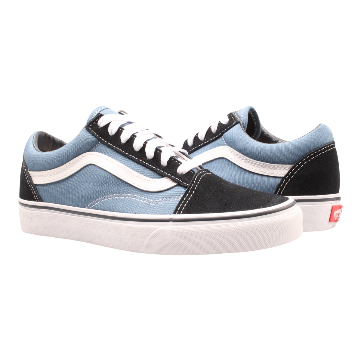 Vans Old Skool Classic Men's Sneakers — Navy/Blue/White Low-Top – product view 1