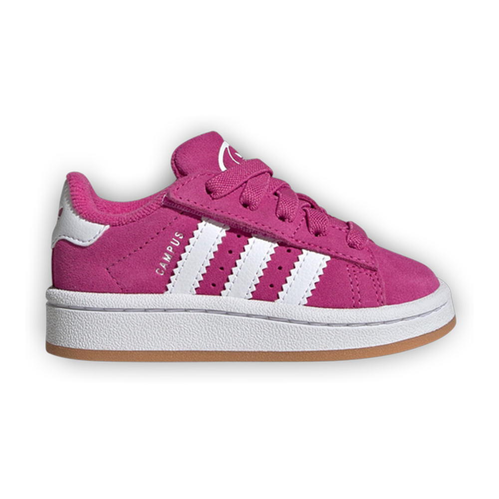 adidas Originals Campus EL I Toddlers' (TD) Sneakers — Pink/White Suede Low-Top