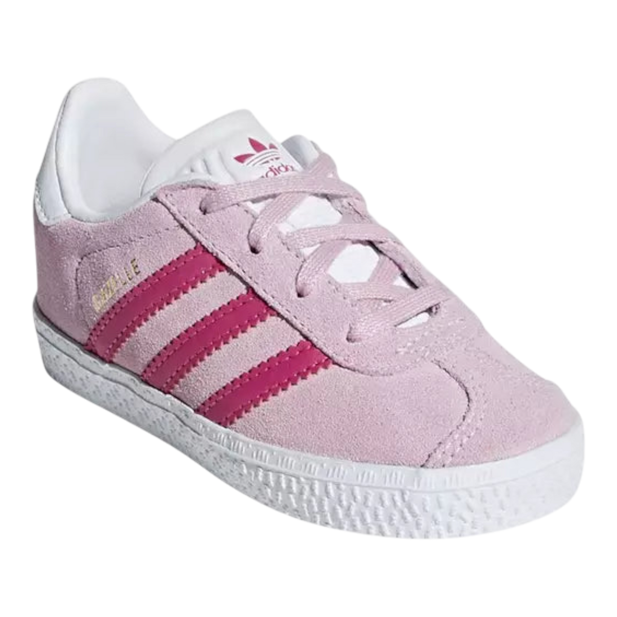 adidas Originals Gazelle I Toddlers' (TD) Sneakers — Pink/White Suede Low-Top