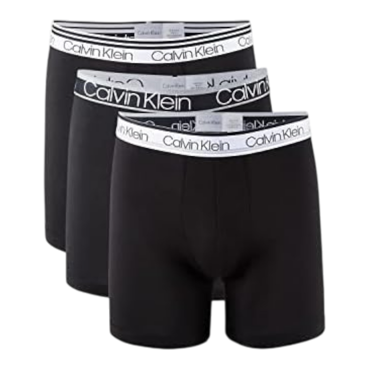 Calvin Klein Cotton Stretch Boxer Brief 3-Pack Men's — Black