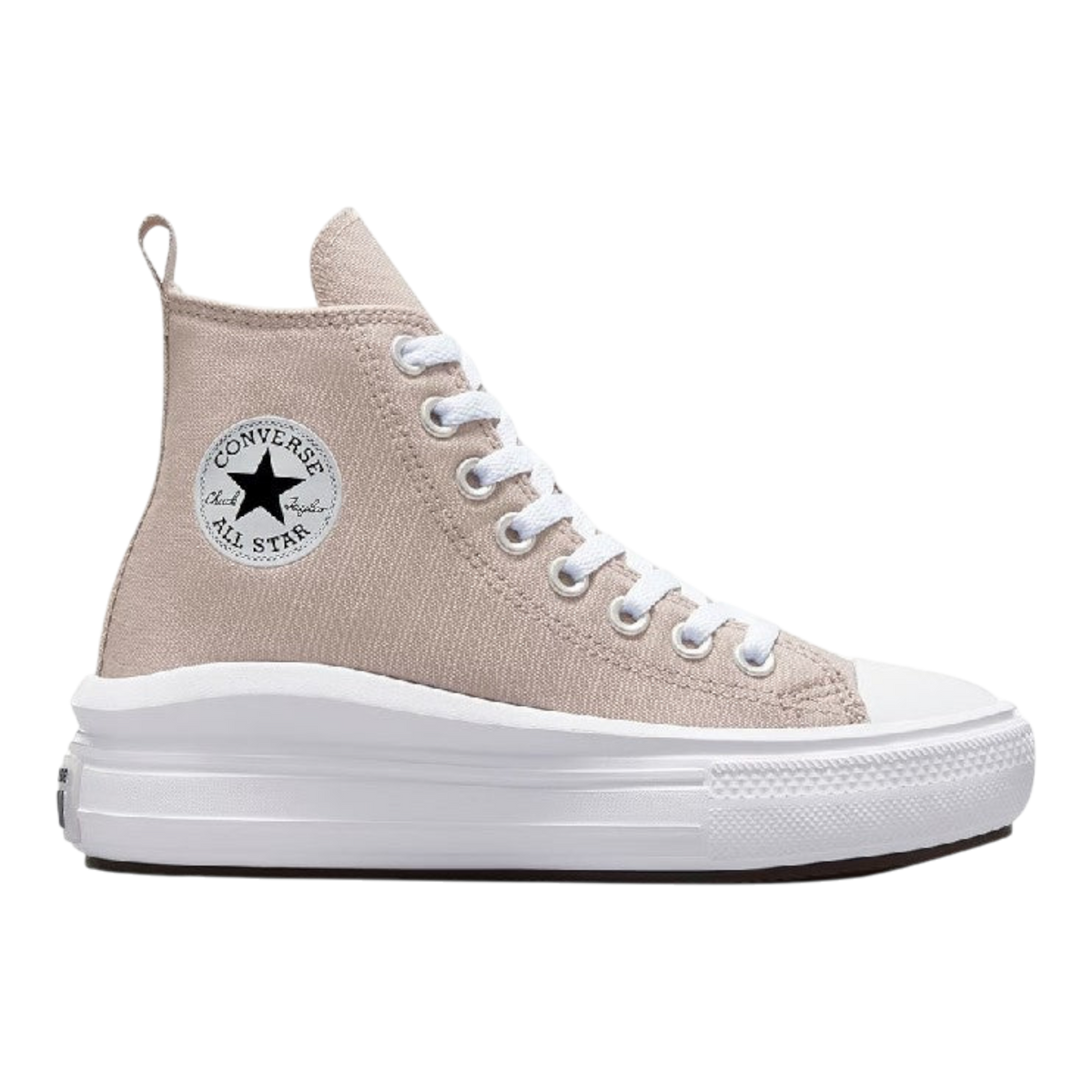 Converse Chuck Taylor All Star Move Women's Platform High-Top Sneakers — Wonder Stone Canvas Platform High-Top