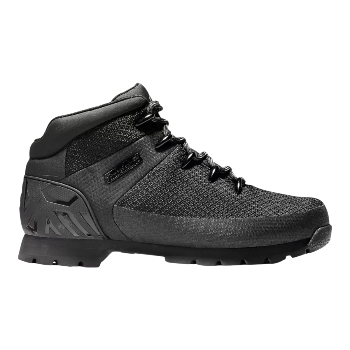 Timberland Euro Sprint Waterproof Men's Hiking Boots — Black Leather