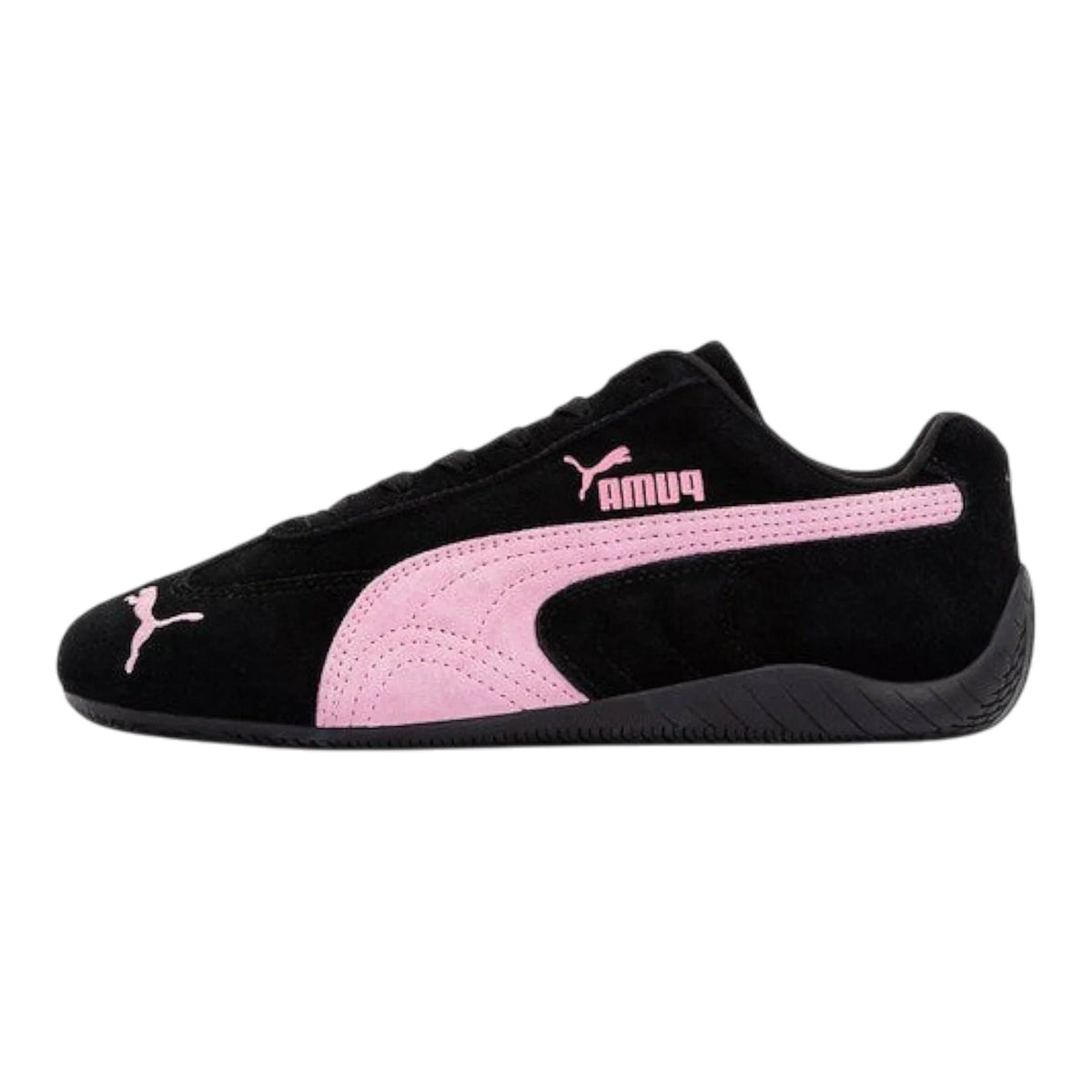 PUMA Speedcat OG Women's Sneakers — Black/Mauved Out Suede Low-Top