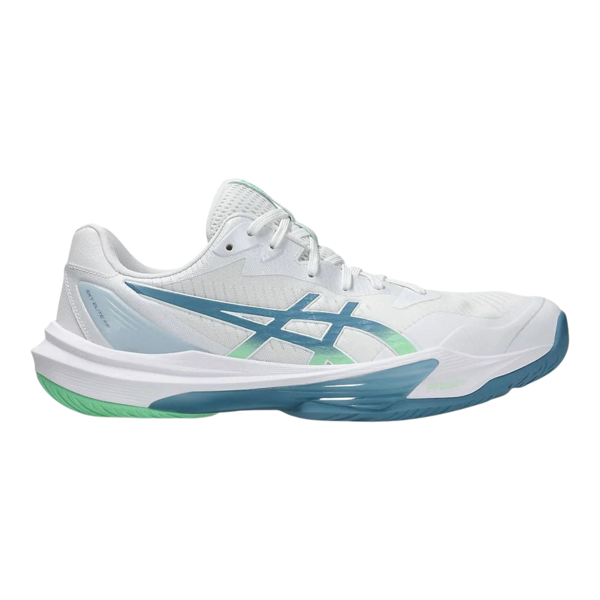 ASICS SKY ELITE FF 3 Mens Volleyball Shoes — White/Saba Blue