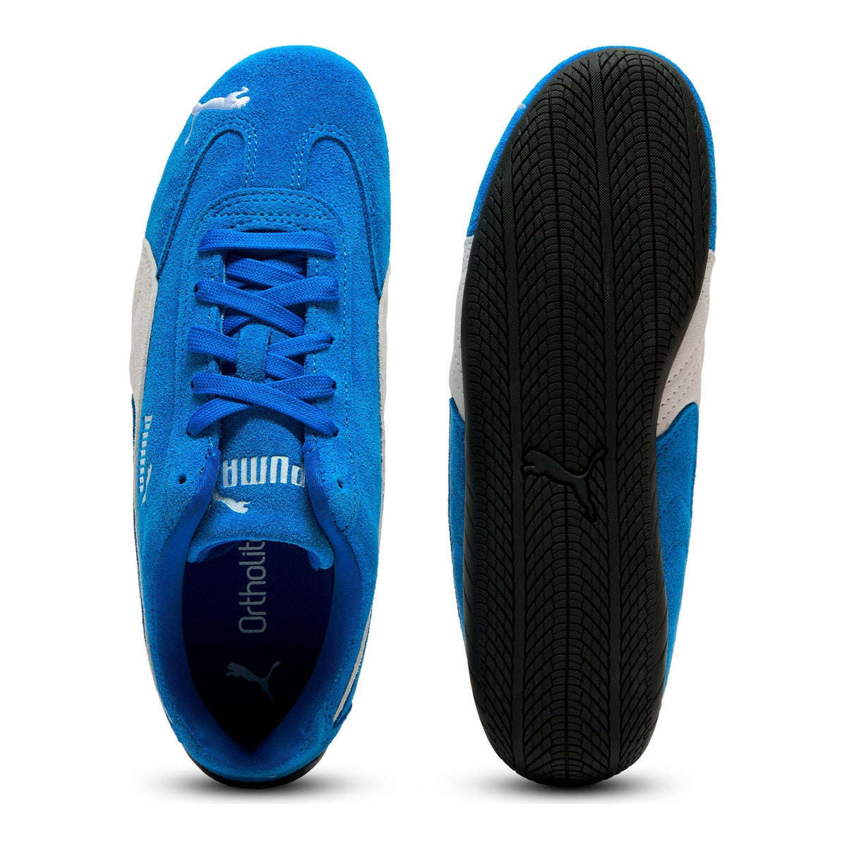 PUMA Speedcat OG Womens Sneakers — PUMA Team Royal/PUMA White Suede Low-Top