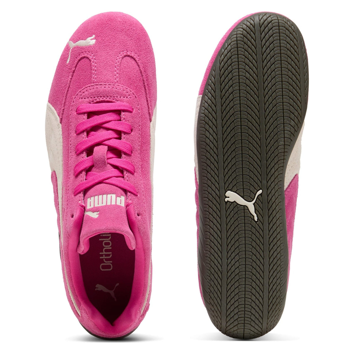PUMA Speedcat OG Womens Sneakers — Pink Opal/Vapor Gray Suede Low-Top