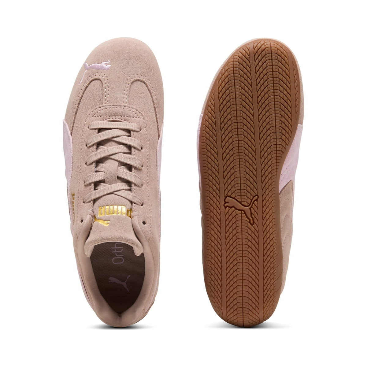 PUMA Speedcat OG Big Kids (GS) Sneakers — Rose Latte/Pearl Pink Suede Low-Top