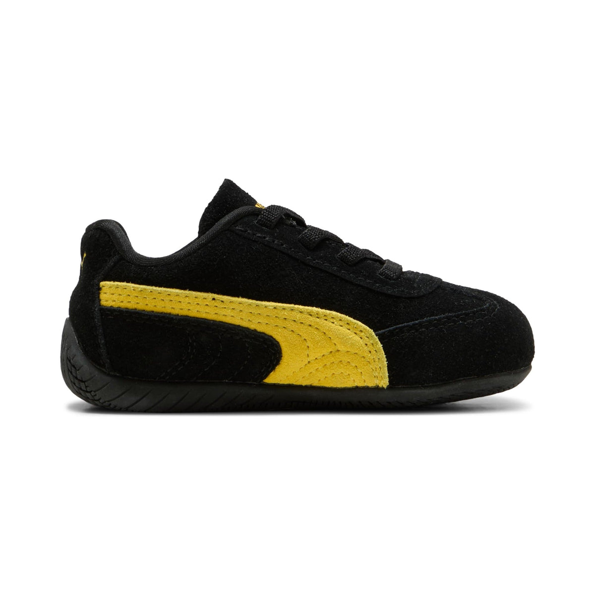 PUMA Speedcat OG AC Toddlers (TD) Sneakers — PUMA Black/Pelé Yellow Suede Low-Top