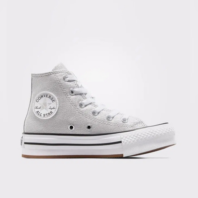 Converse Chuck Taylor All Star EVA Lift Kids' Sneakers — Gray/White