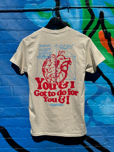 Get Something T Shirt - Sand