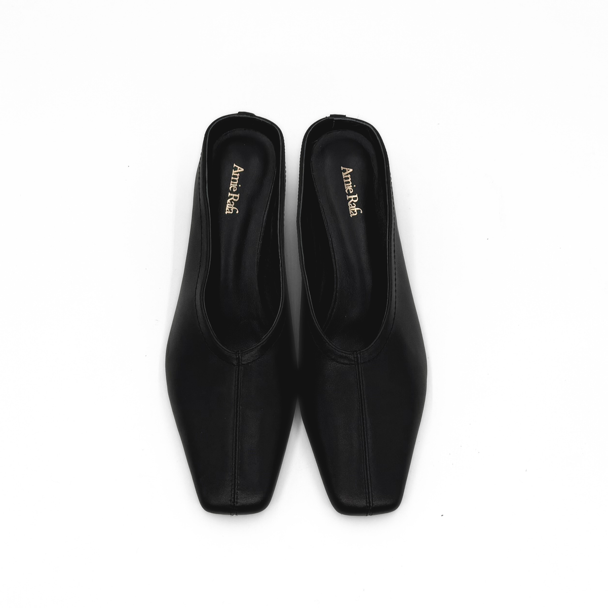 Junie Heeled Leather Mule