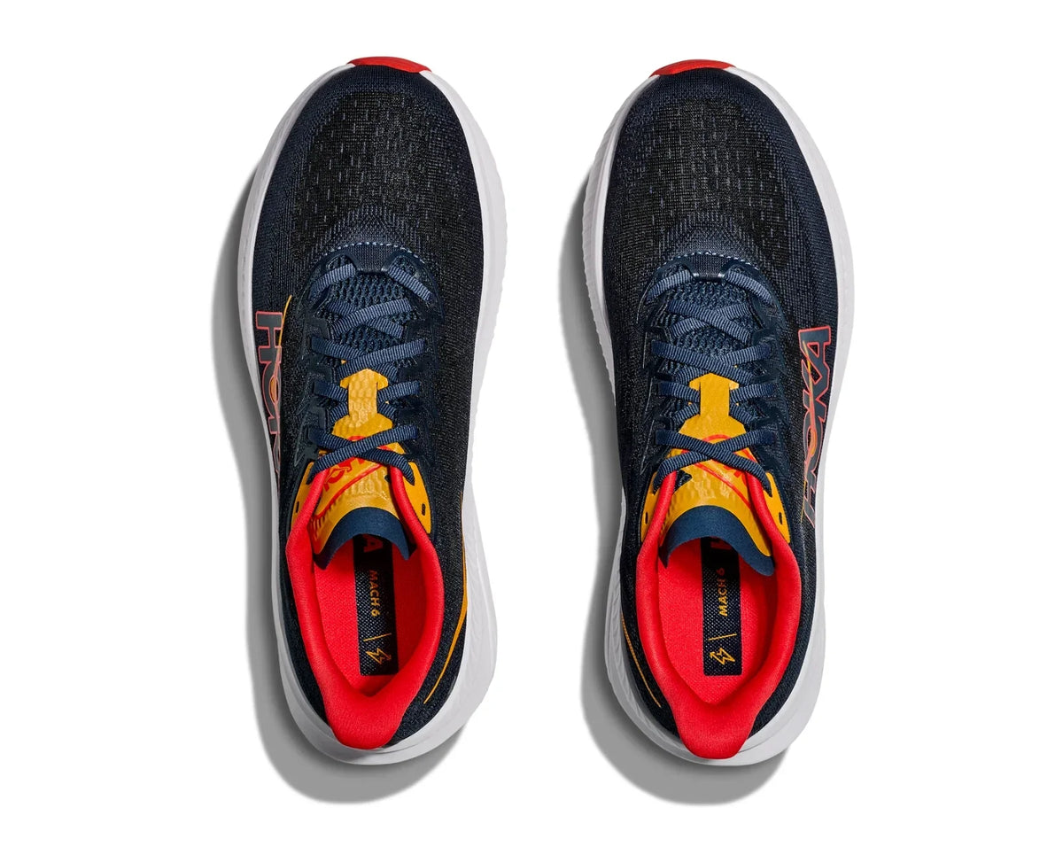HOKA Mach 6 Men's Running Shoes — Varsity Navy