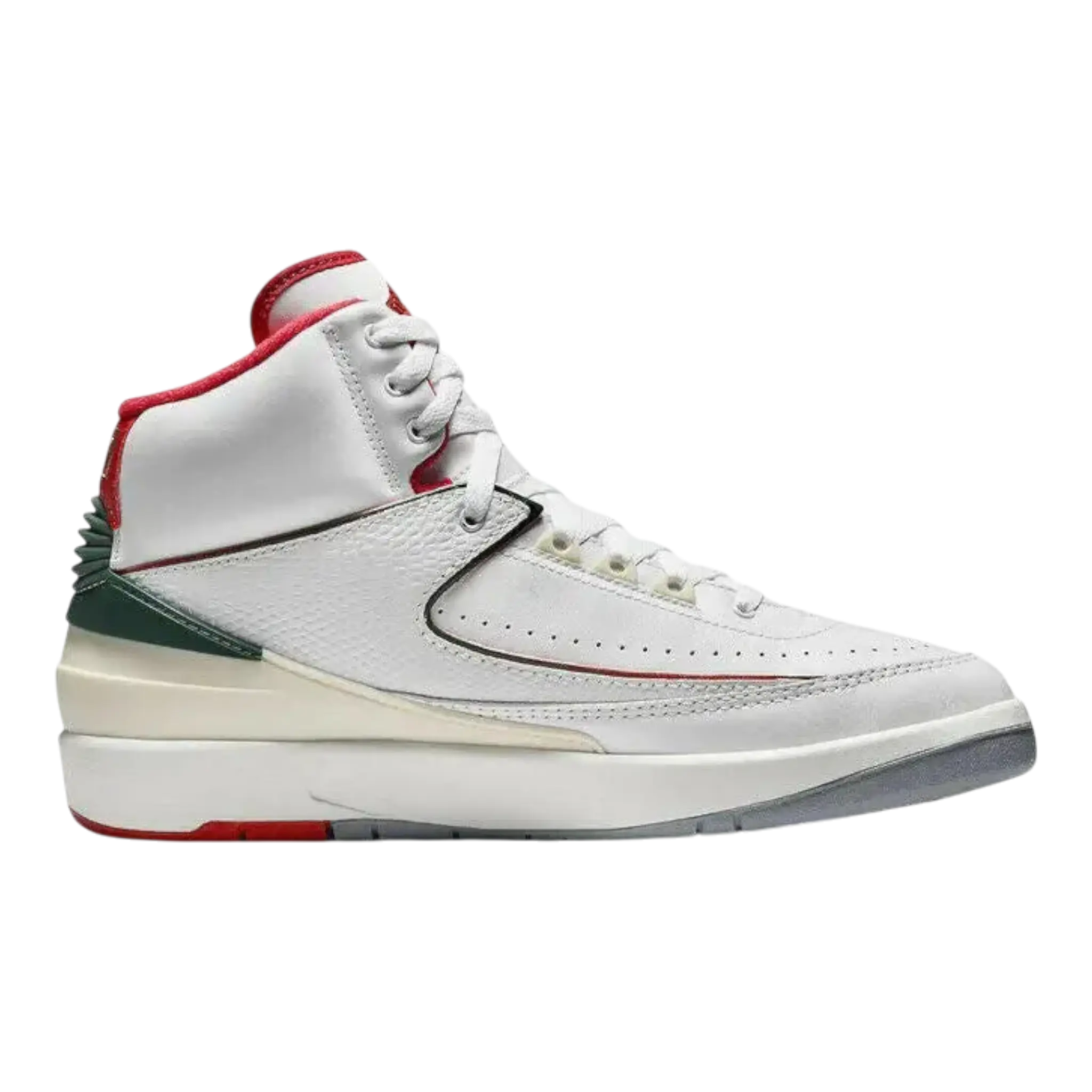 Air Jordan 2 Retro Kids Basketball Shoes White/Red