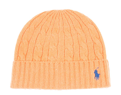 Polo Ralph Lauren Classic Cable Pony Men's Beanie — Orange