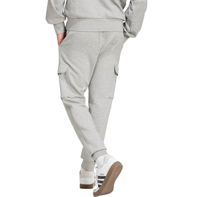 adidas Men's Essentials Feel Cozy Fleece Cargo Pants - Grey