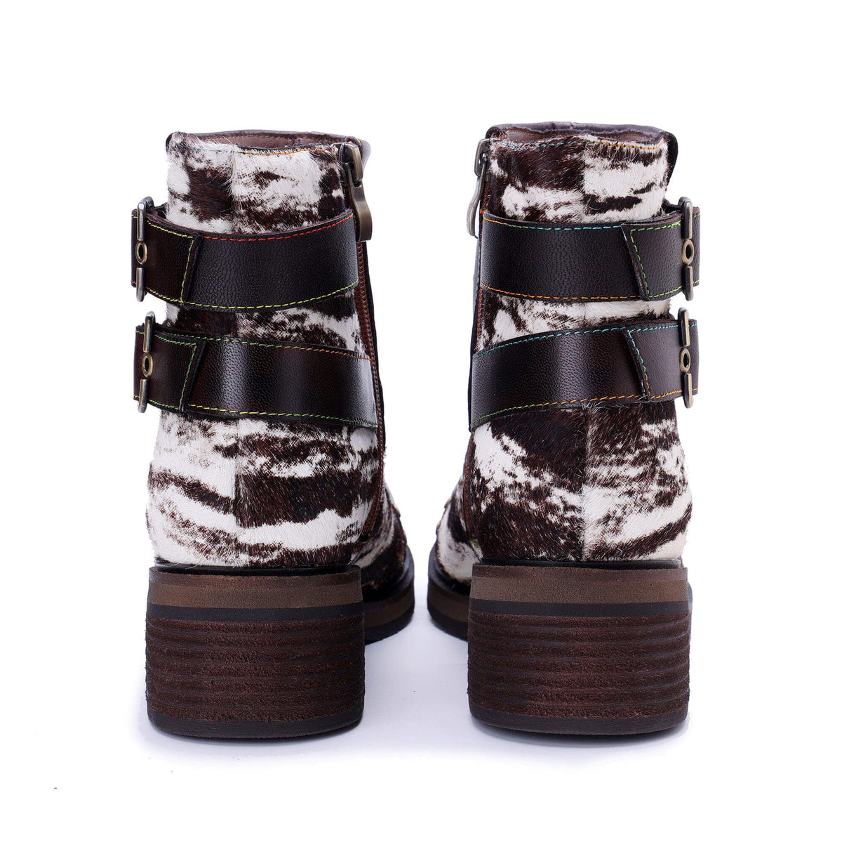 Colorstepshoes Wild Zebra Flat Ankle Boots – product view 10