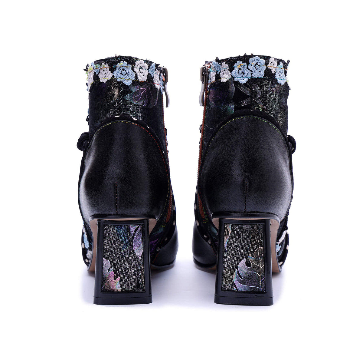 Colorstepshoes Midnight Bloom Ankle Boots – product view 4