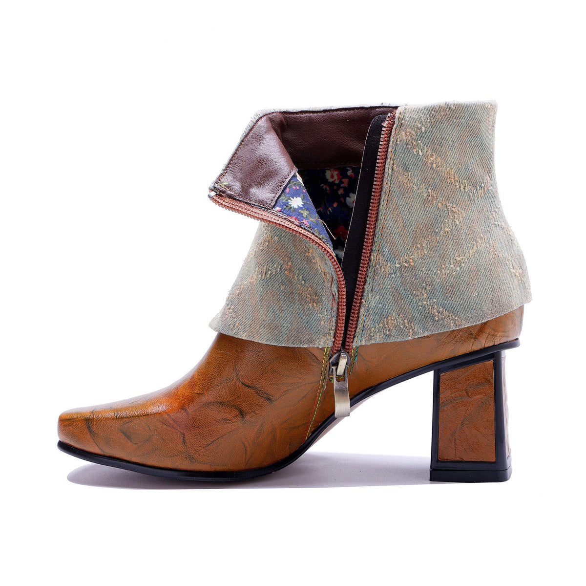 Colorstepshoes Unique Collar Ankle Boots – product view 4