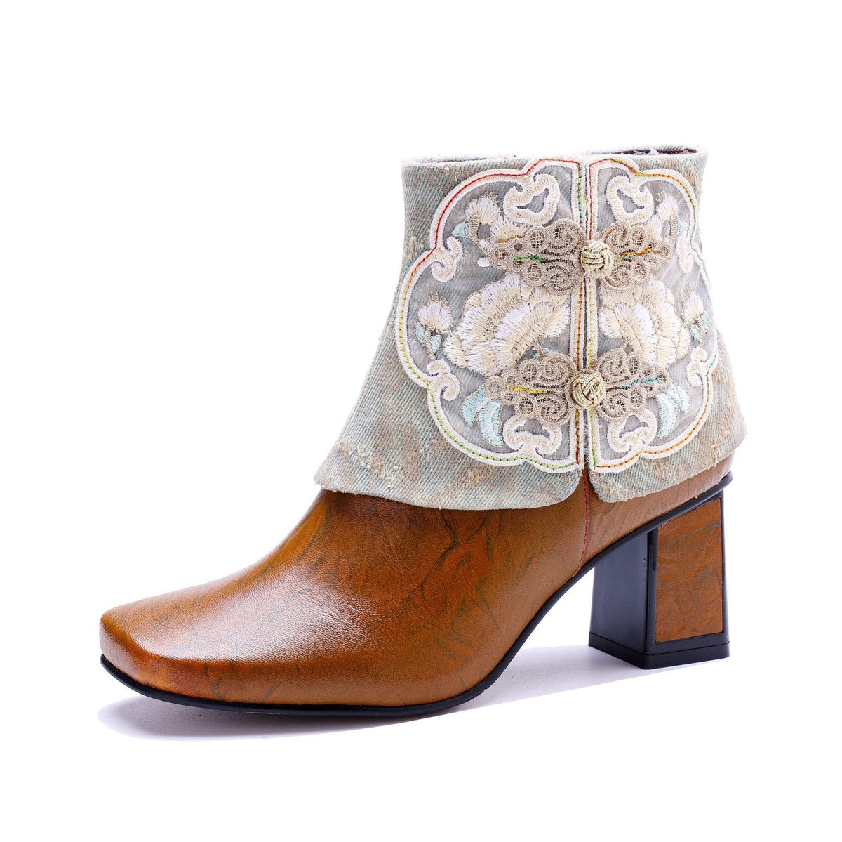 Colorstepshoes Unique Collar Ankle Boots – product view 3
