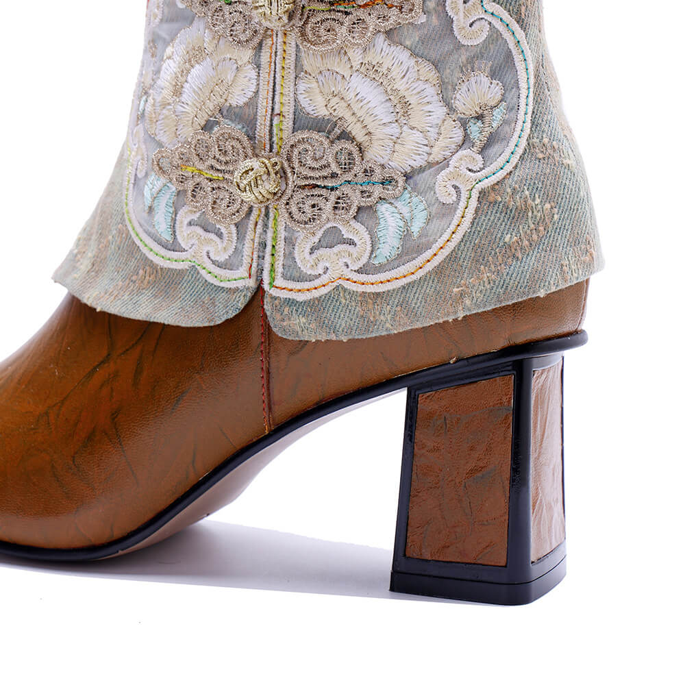 Colorstepshoes Unique Collar Ankle Boots – product view 7