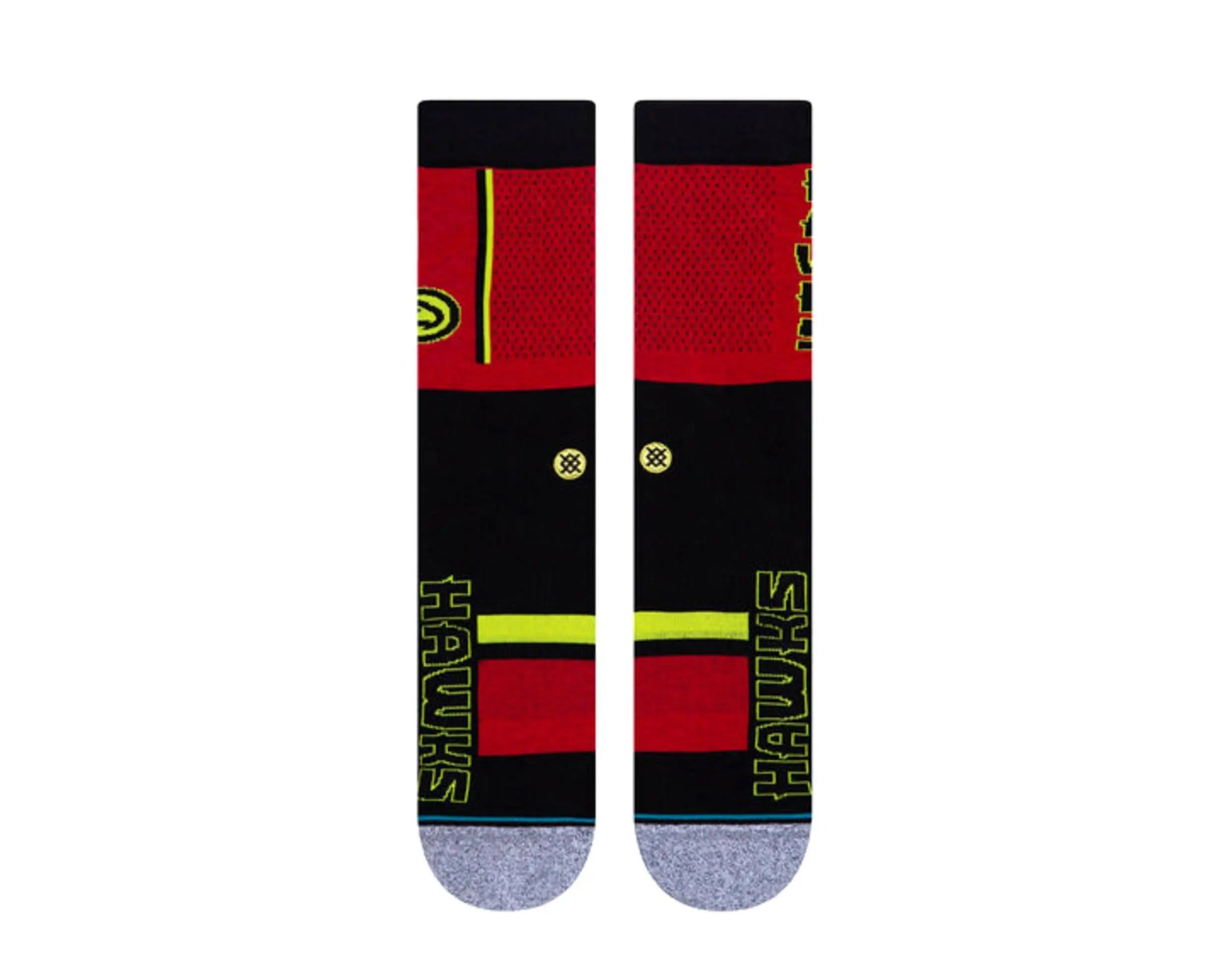 Stance Hawks Shortcut 2 NBA Crew Socks Red/Black