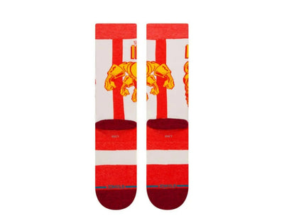 Stance Marvel Iron Men's Marquee Crew Socks Red