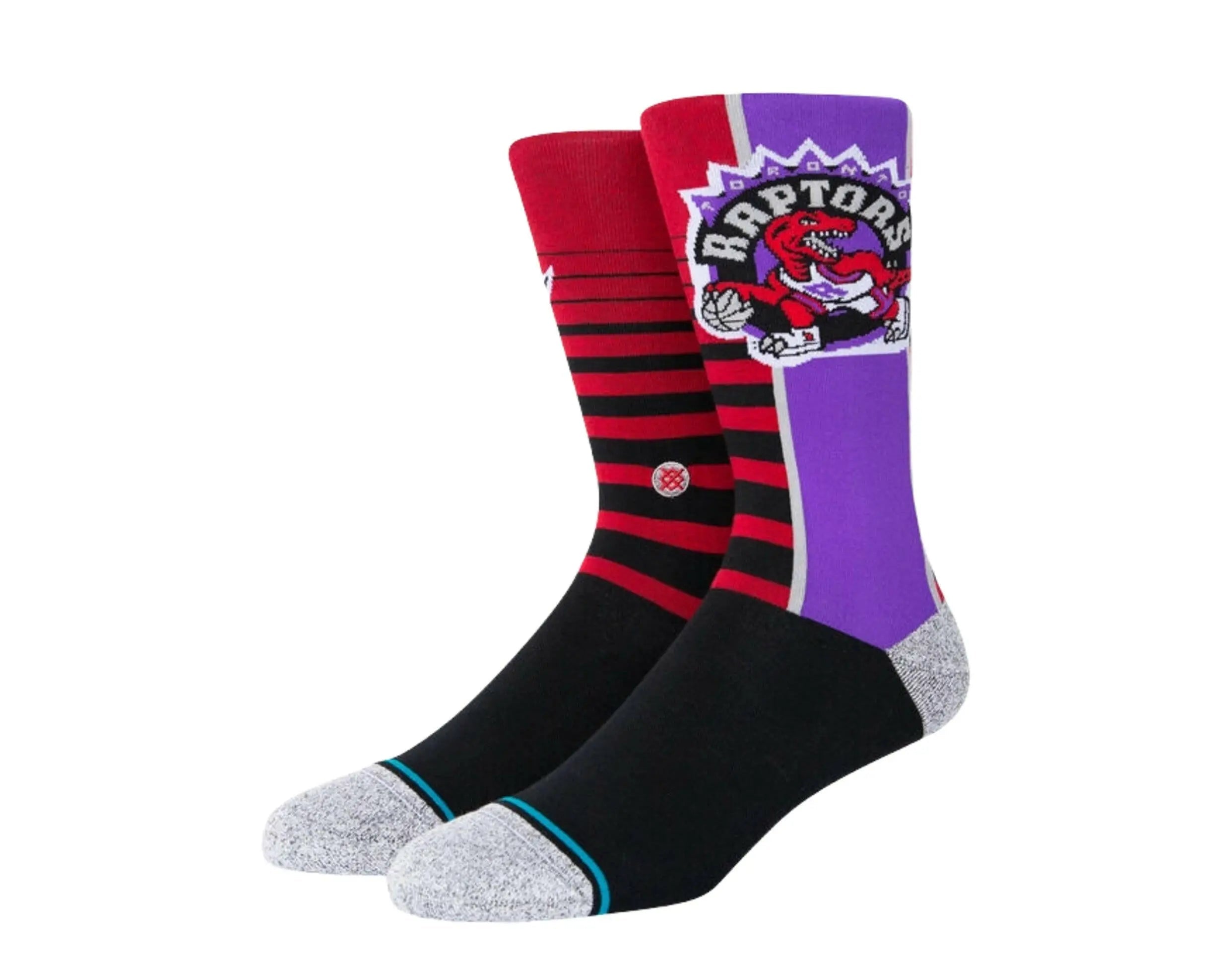 Stance Casual NBA Toronto Raptors Gradient Crew Socks Red