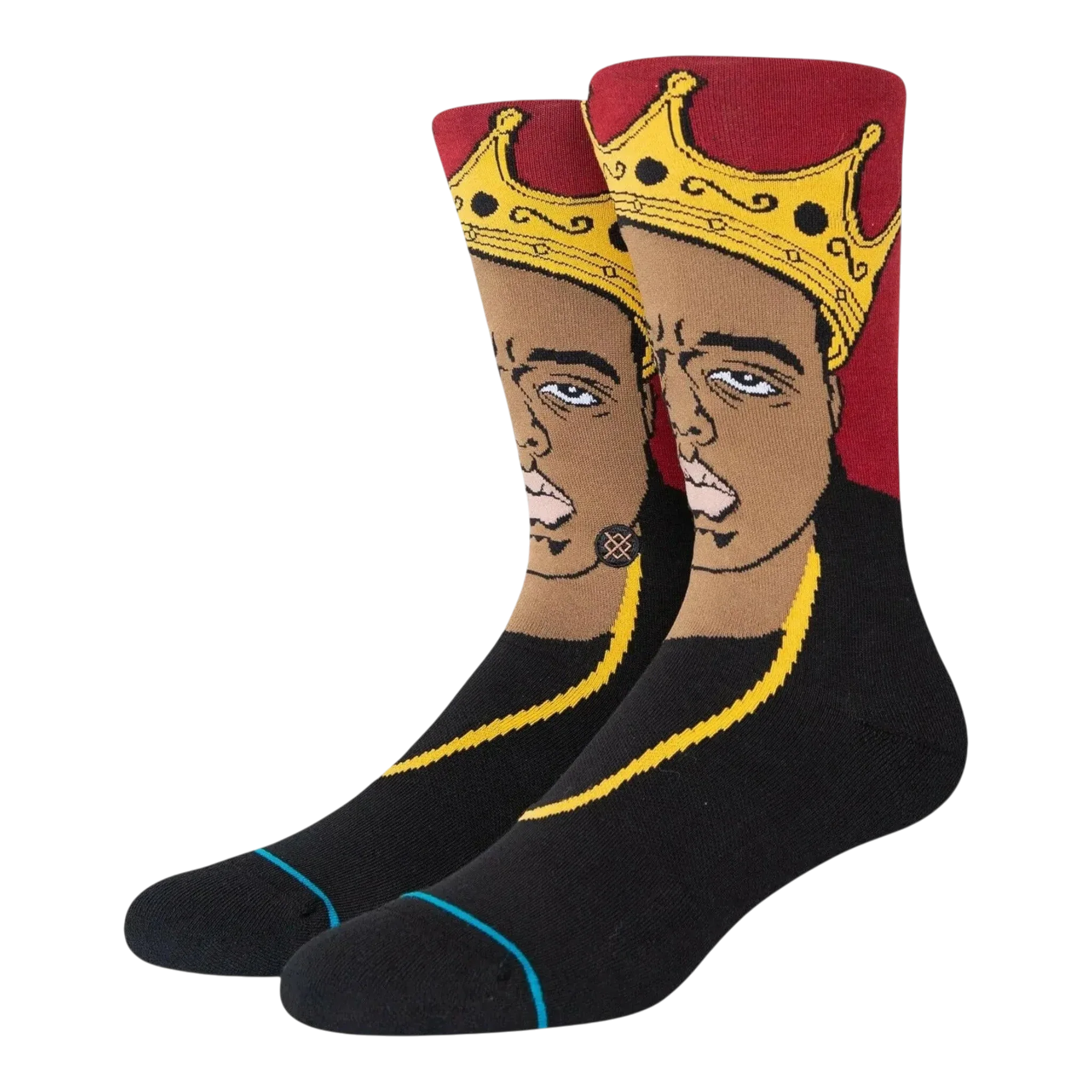 Stance Biggie Smalls Resurrected Crew Socks Black