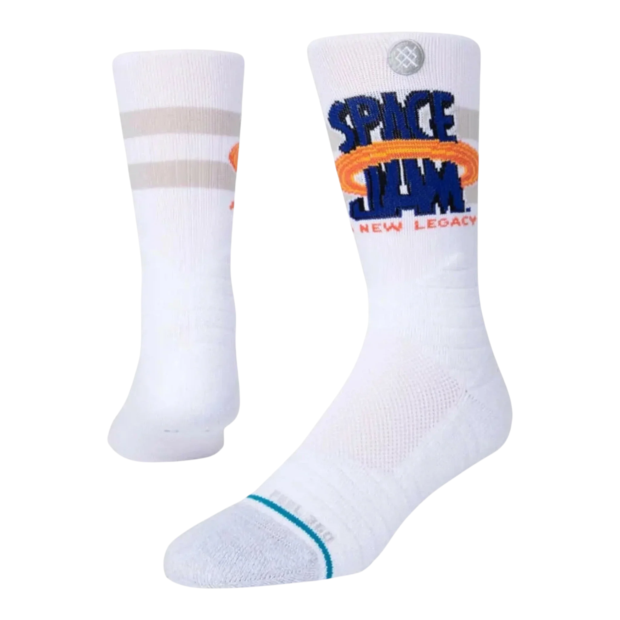 Stance x Space Jam Feel 360 Sports Crew Socks White