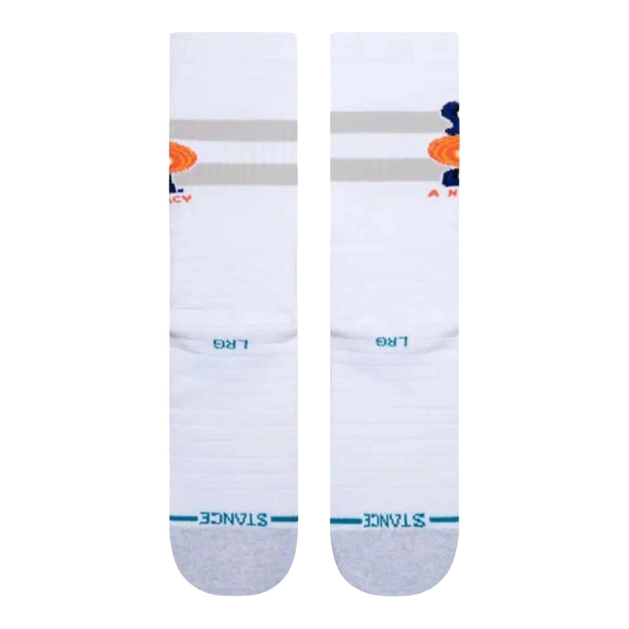 Stance x Space Jam Feel 360 Sports Crew Socks White