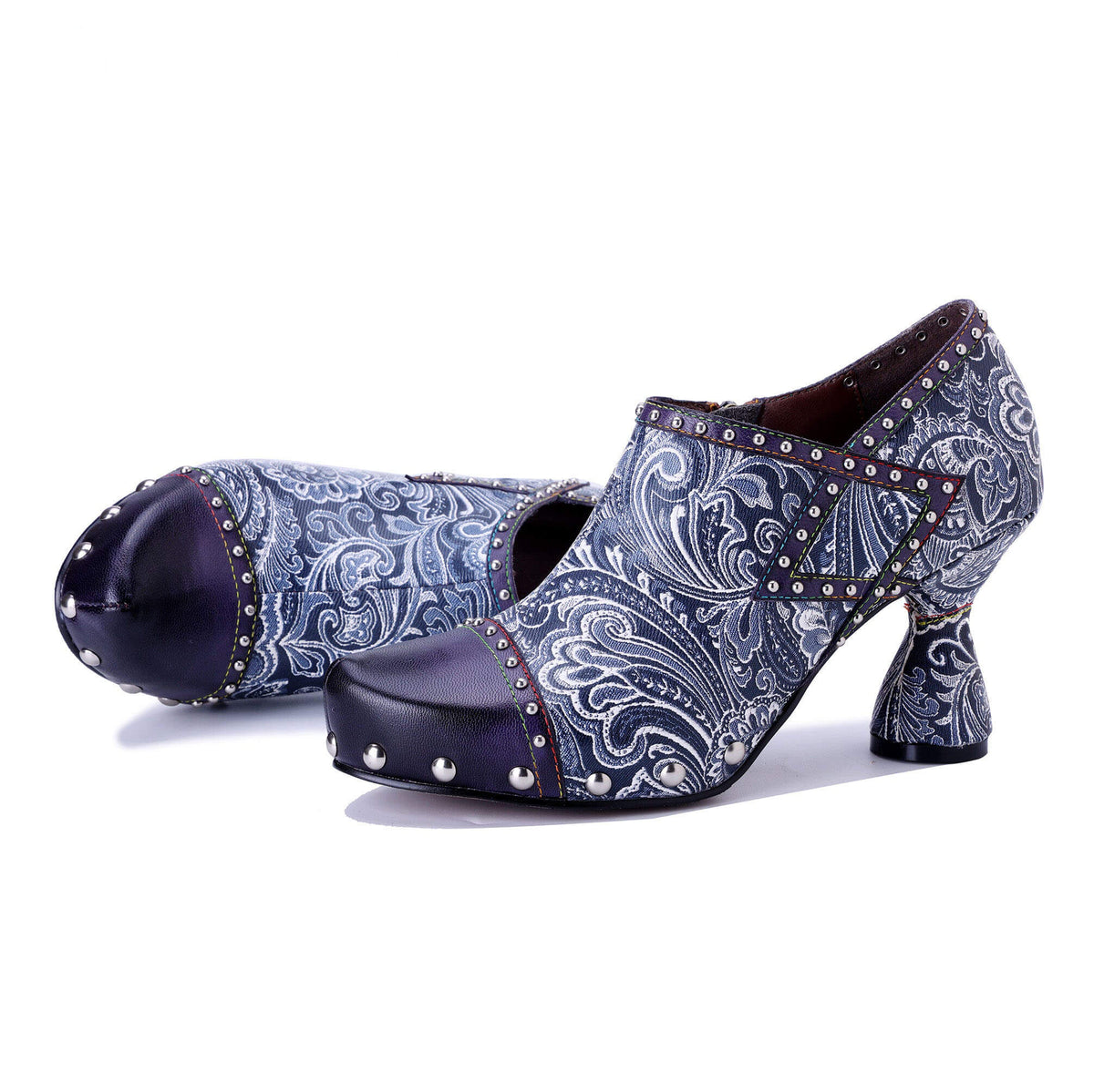 Colorstepshoes Indigo Grace Heeled Pumps – product view 3