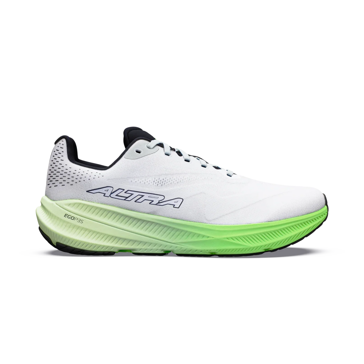 Altra Experience Flow 3 Men's Running Shoes — White/Black/Green Gecko