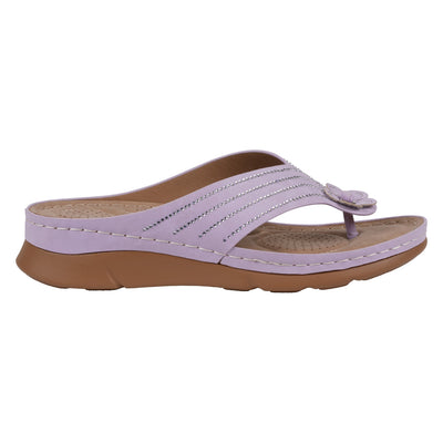 Women's Amari Flower Thong Flat Comfort Sandals