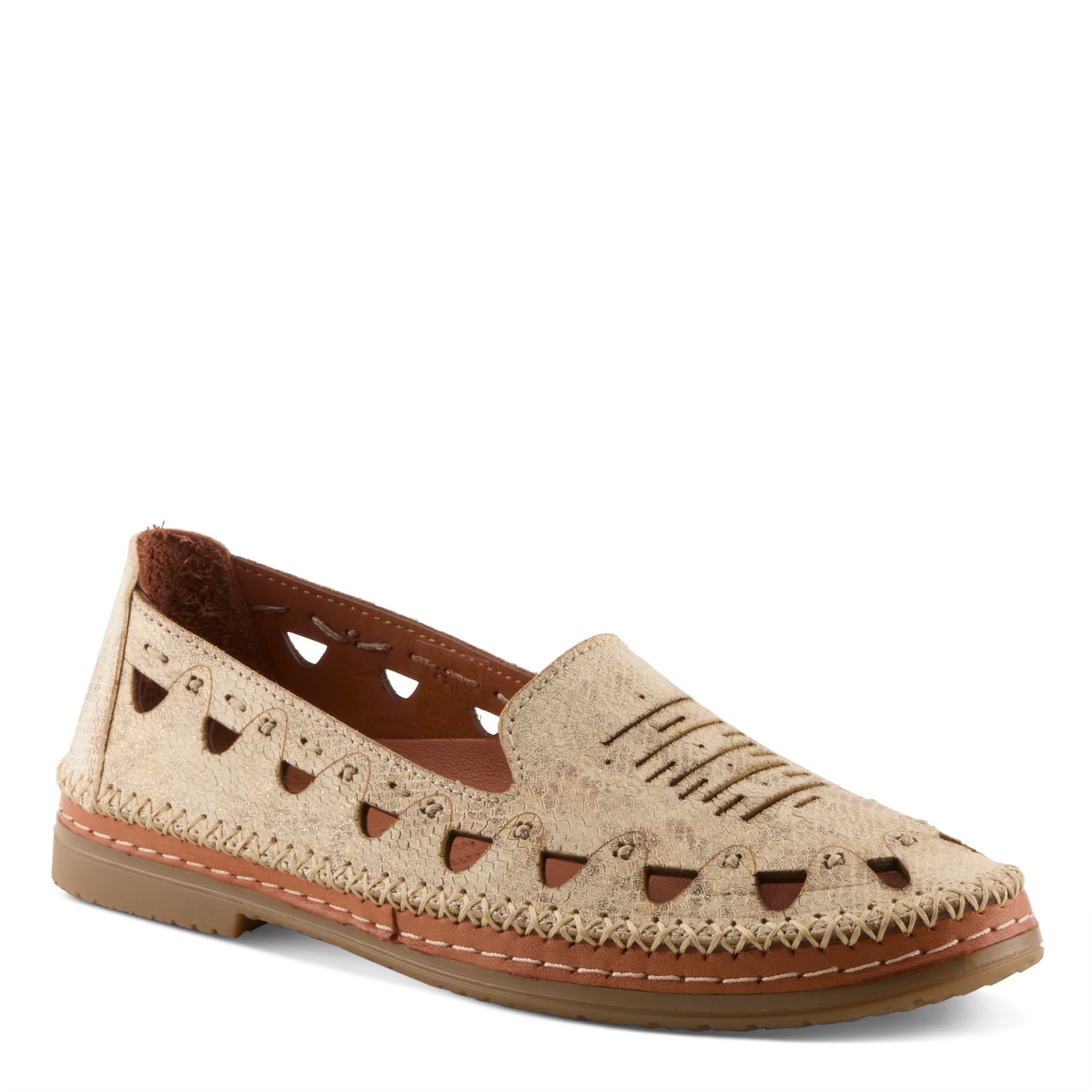 Spring Step SPRING STEP ANOURA SHOES shoe in stone croco with comfortable everyday design