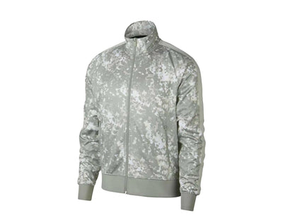Nike Sportswear Camo Tribute Full Zip Men Track Jacket Light Bone/Spruce Fog