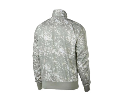 Nike Sportswear Camo Tribute Full Zip Men Track Jacket Light Bone/Spruce Fog