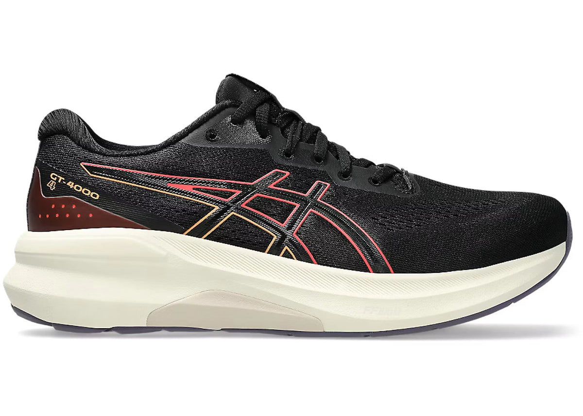 ASICS GT-4000 4 Womens Running Shoes — Black/Coral Reef