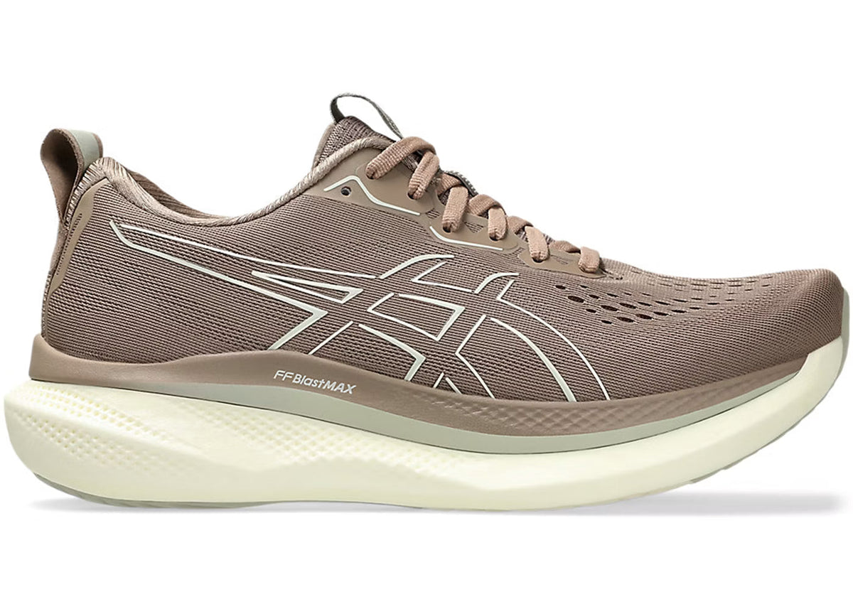 ASICS GLIDERIDE MAX Mens Running Shoes — Taupe Grey/Birch