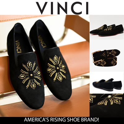 Vinci Leather The Lazio Shoe Black Suede Slip-on Loafer Men Shoe – product view 10