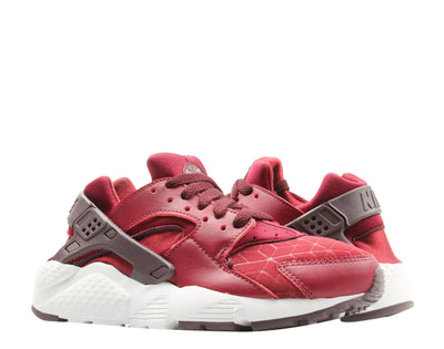 Nike Huarache Run TU Big Kids Running Shoes Team Red/Burgundy Crush