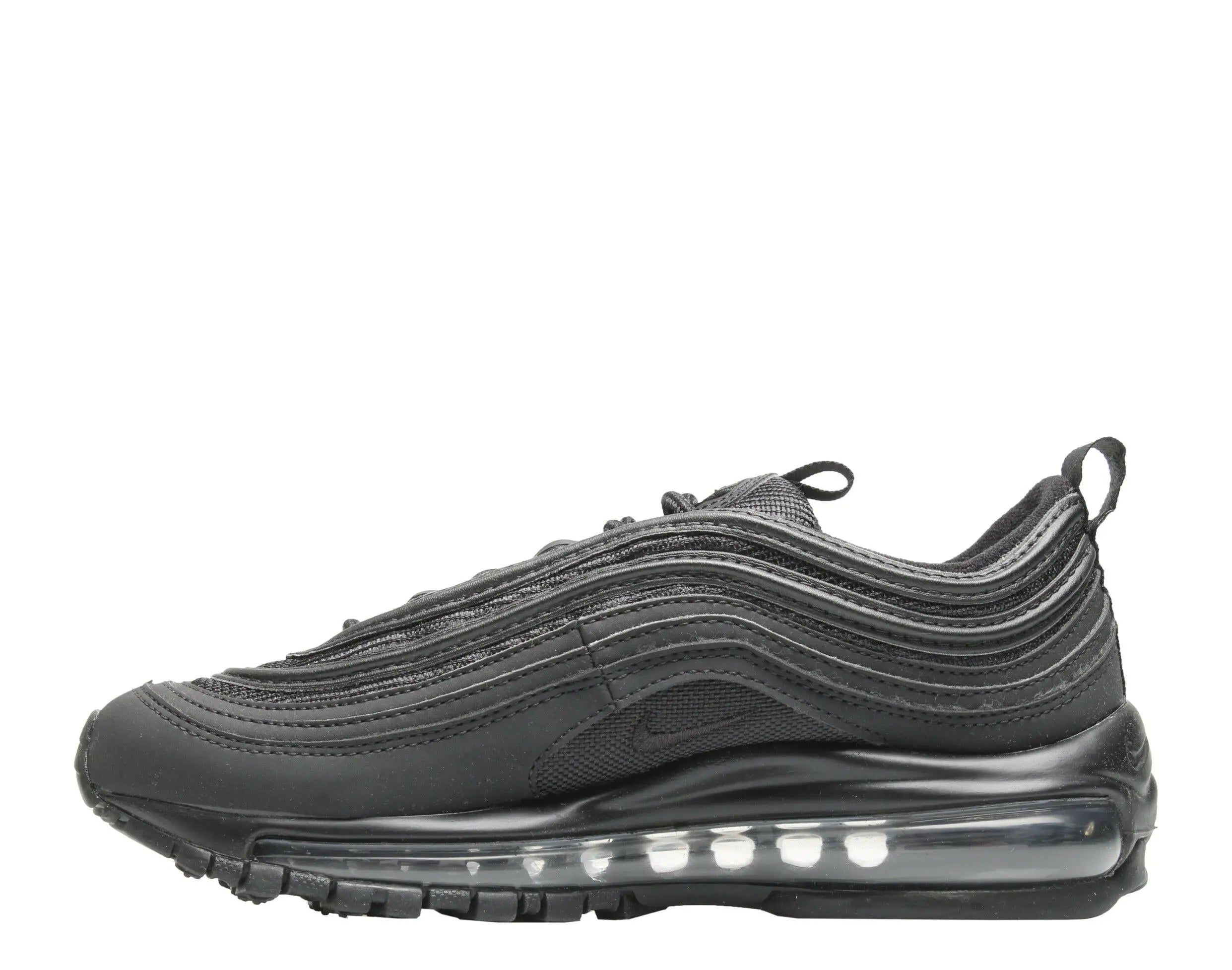 Nike Air Max 97 OG Big Kids Running Shoes Black/Black-Black