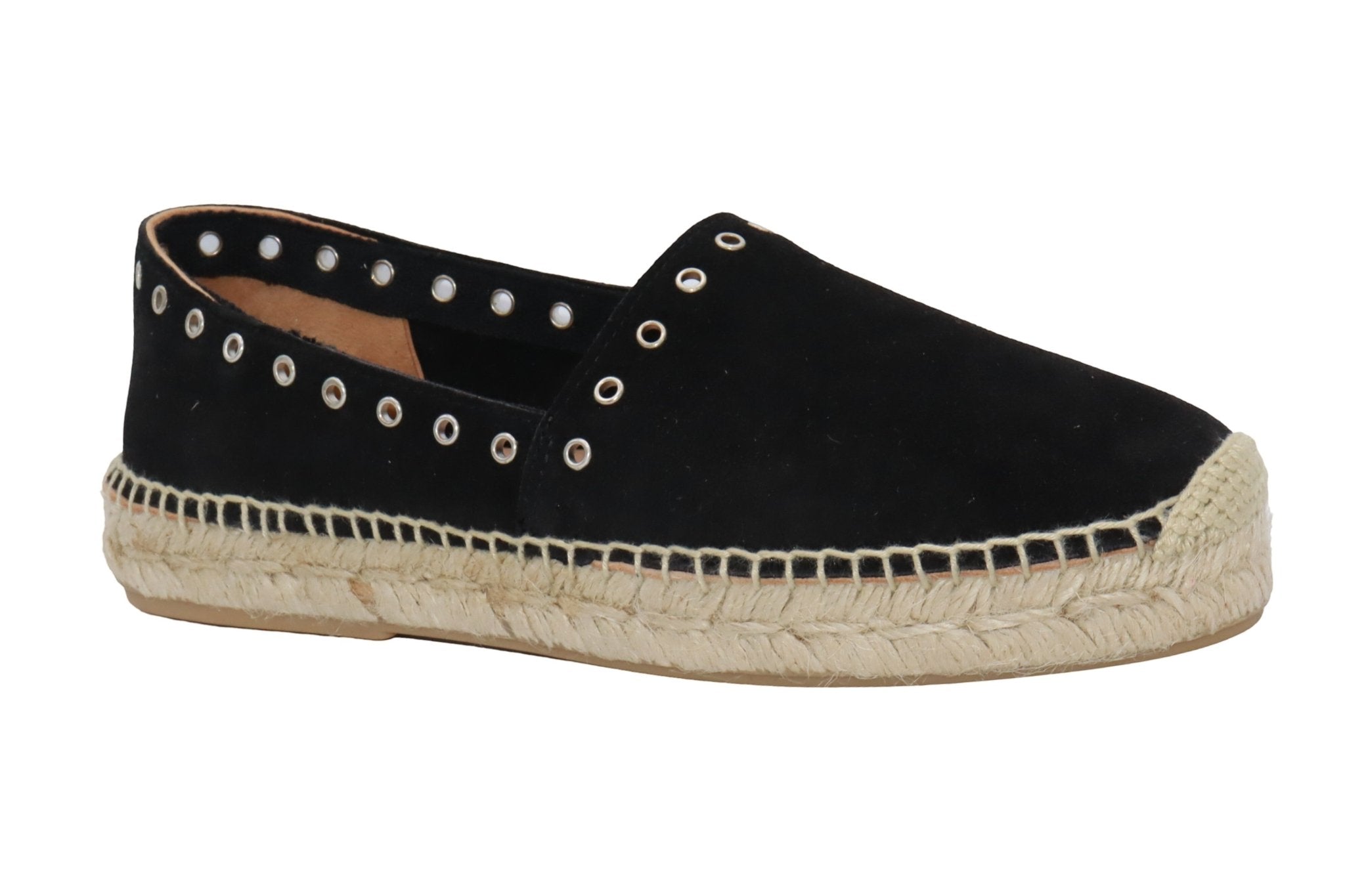 Eric Michael Addison Suede Grommet Womens Sandal
