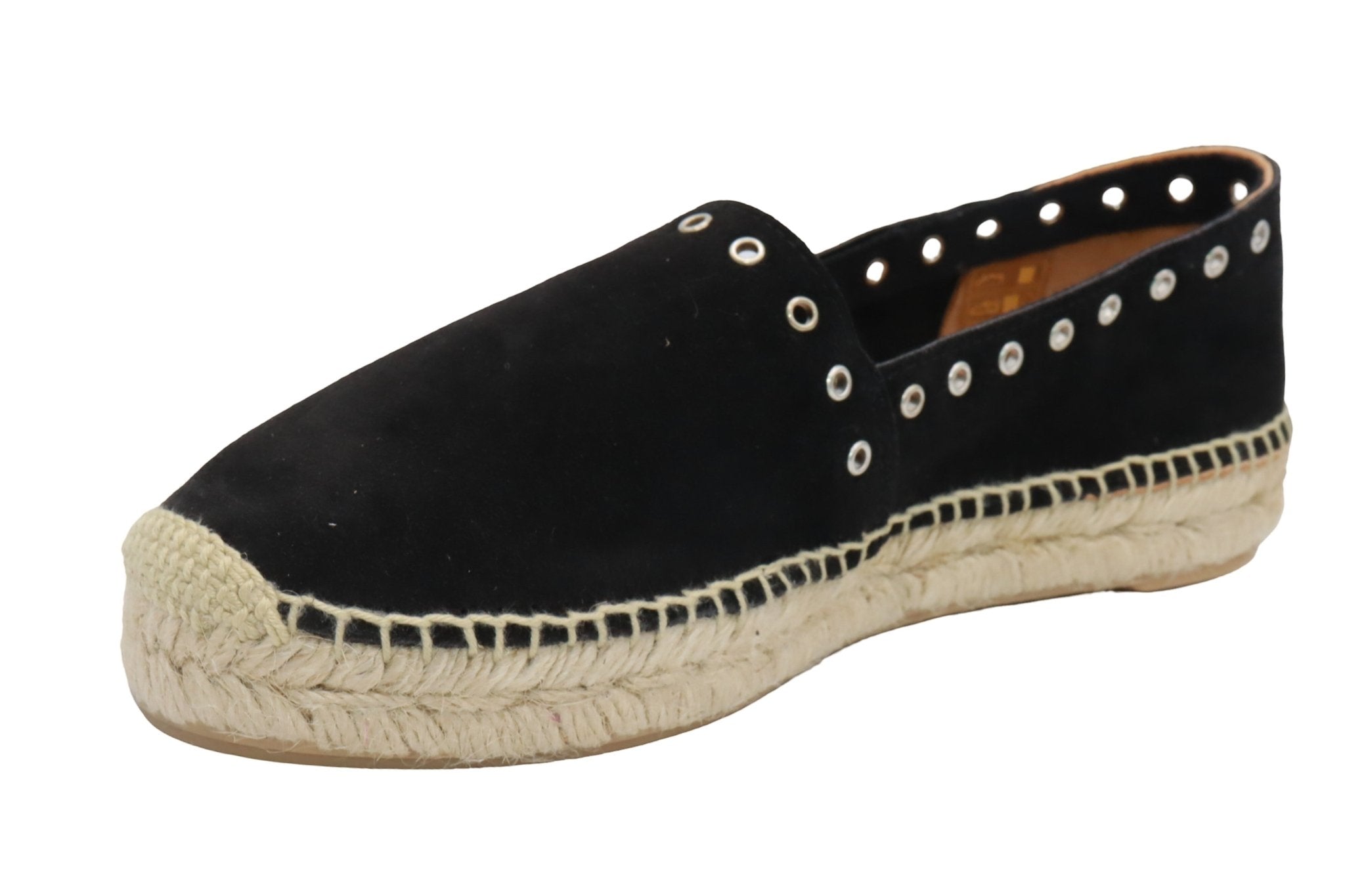 Eric Michael Addison Suede Grommet Womens Sandal