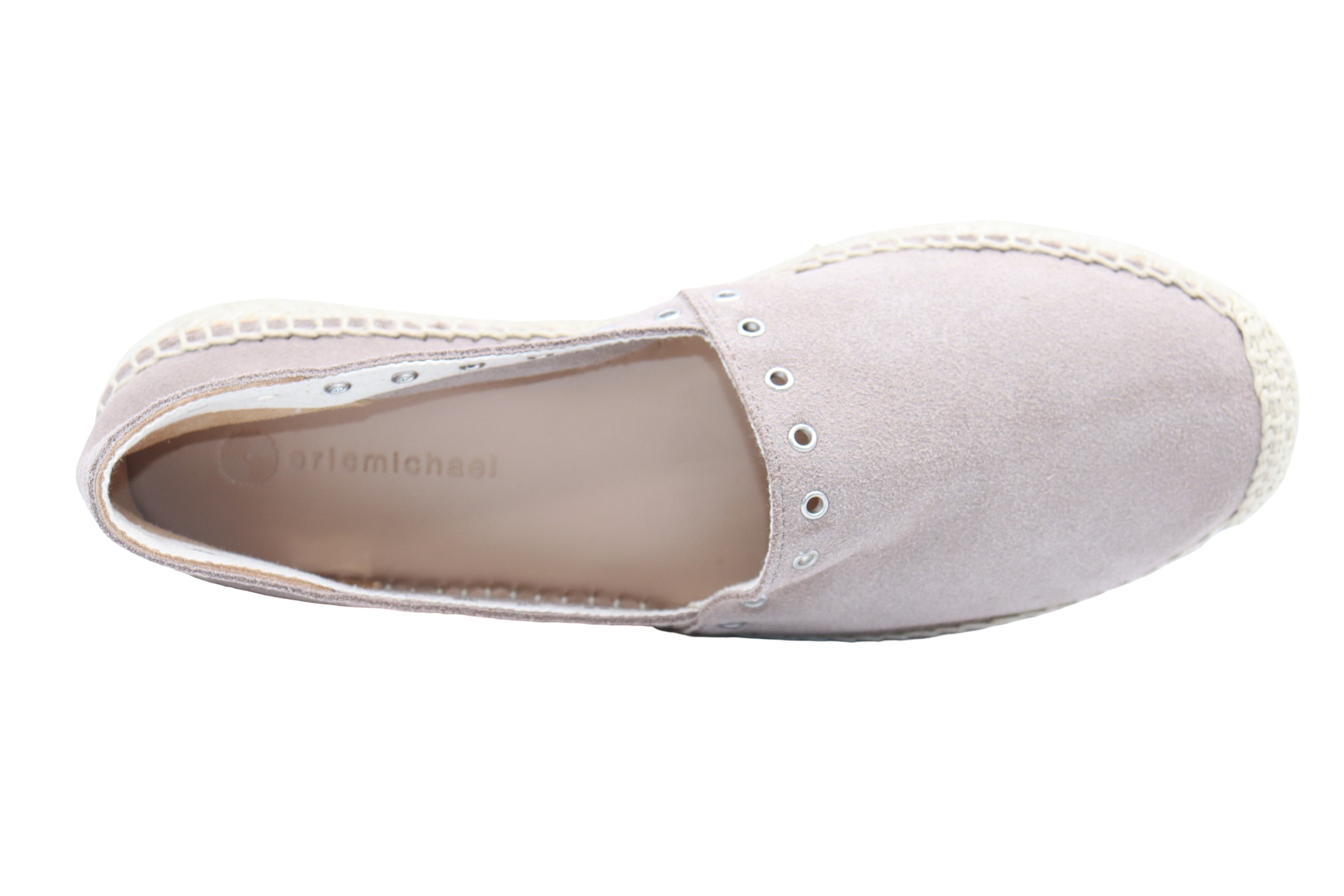 Eric Michael Addison Suede Grommet Womens Sandal