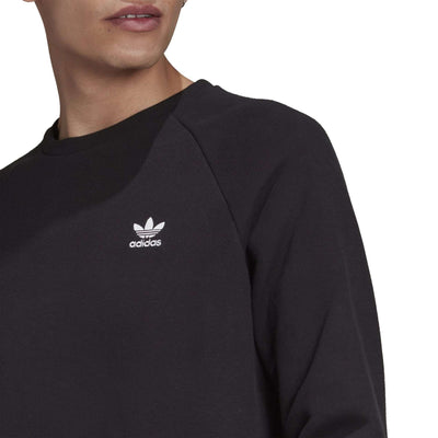 adidas Originals Men's Essential Crewneck Sweatshirt - Black