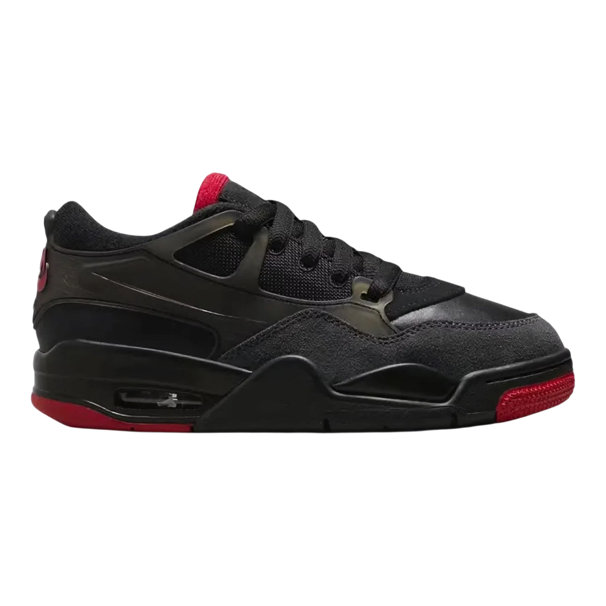 Nike Air Jordan 4 RM Big Kids' (GS) Sneakers — Black/Varsity Red Mid-Top