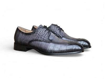 Allen II Embossed Split Toe Derby Carrucci Shoes Men's