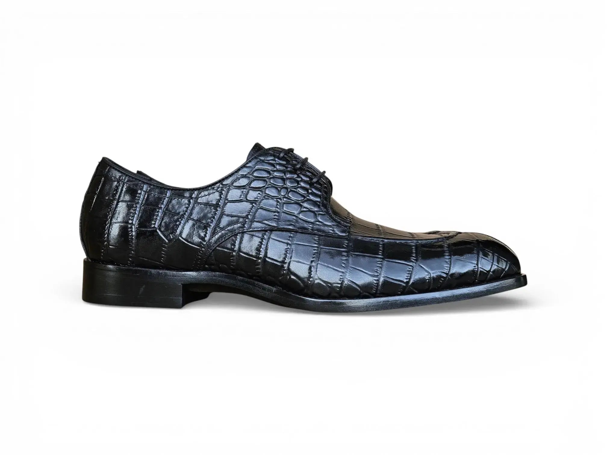 Allen II Embossed Split Toe Derby Carrucci Shoes Men's