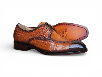Allen II Embossed Split Toe Derby Carrucci Shoes Men's